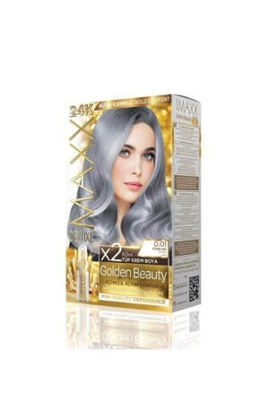 golden 0. 01 Smoked Gray 24k Gold Hair Dye - Maxx Deluxe