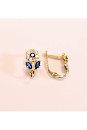Golden Daisy Baby Kids Earring 2958 - Güler Kuyumculuk
