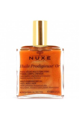 Golden Glitter Mehrzweck-Trockenöl – Gesicht, Körper, Haare 100 ml 3264680002939 - Nuxe