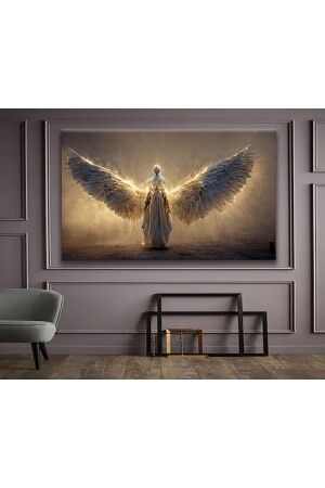 Golden Wings and the Spirit of Freedom Canvas Print - Sebenta