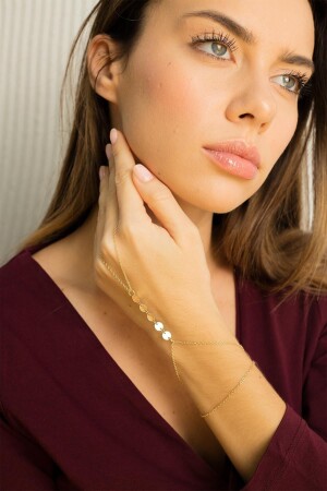 Goldene Paillettenkette Shahmeran - Modex