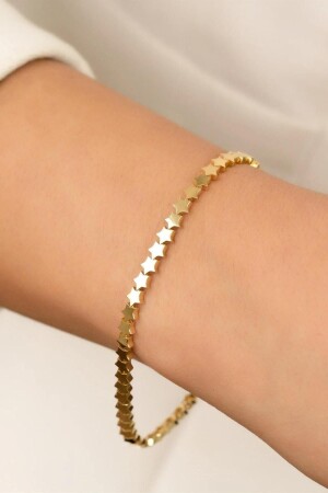 Goldenes Sternarmband - Safir Kuyumculuk