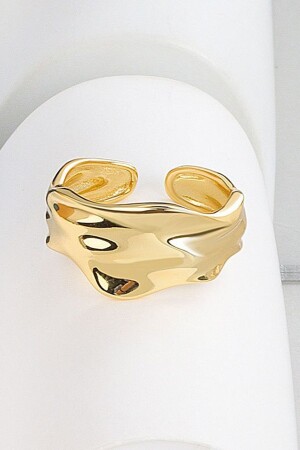 Goldfarbener Designring für Damen - Dora Accessories