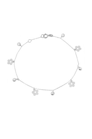 Goldweißes Blumenarmband GLASV0530 - Glorria