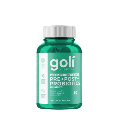 Goli Pre + Post + Probiotics Gummies (60 Gummies) - Goli