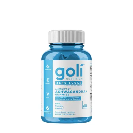Goli Zero Sugar Ashwagandha Gummies (60 Gummies) - Goli