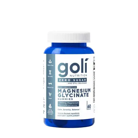 Goli Zero Sugar Magnesium Gummies (60 Gummies) - Goli