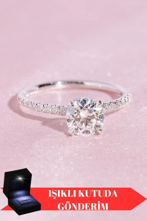 Good quality 1. 30 Carat Solitaire Ring - Crystal Diamond Zirconia