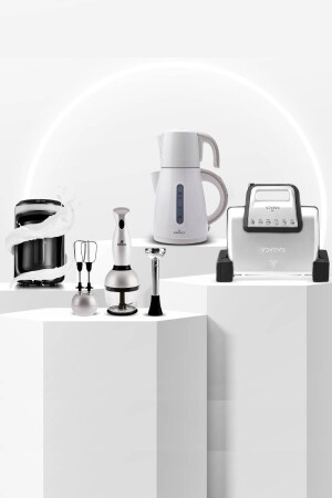 Gourmet Super 2. 0 Electric Wedding Package Pearl White 153. 09. 01. 2037-1 - Karaca