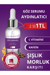 Göz Altı Serumu Kafein 5% C Vitamin 2% Göz Çevresi Aydınlatıcı Gözaltı Şişlik Torba Morluk Karşıtı TYCI0UKSIN168690679457054 - Luminate