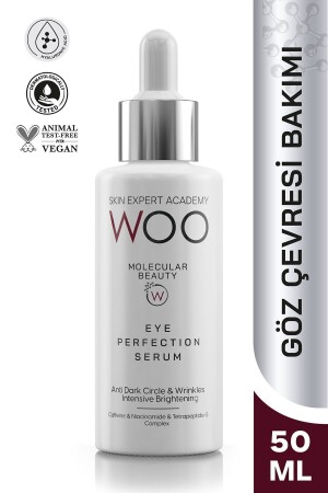 Göz Altı Torba- Halka Ve Morluk Karşıtı Serum 50ml Canlandırıcı Nemlendirici Kırışıklık Önleyici - Woo Skin Expert Academy