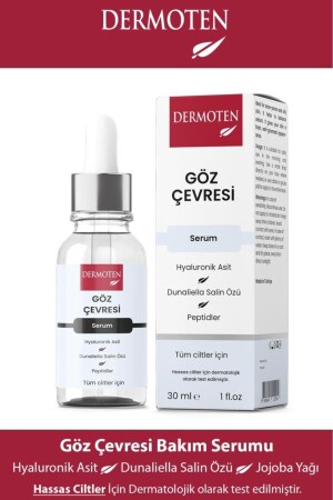 Göz Çevresi- Hyaluronik Asit Ve Dunaliella Salina Özlü Göz Çevresi Bakım Serumu 30 ml - Dermoten