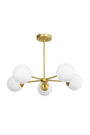 Grammy - 5 Arm Chandelier (Matt Gold) 200915050626 - ekiLamp