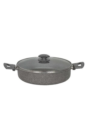 Granit Karnıyarık Tenceresi Gri 3,2 mm 24 cm 190575 - Mehtap