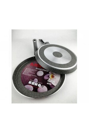 Granitbeschichtete Crêpes-Pfanne 26 cm Grau 182564821 - Mehtap