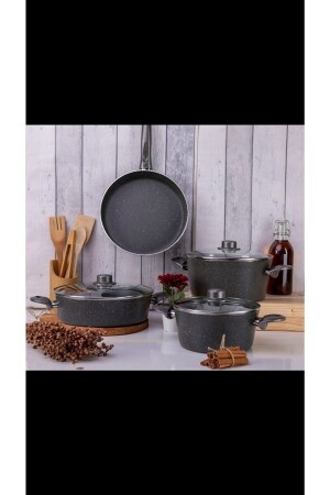Granite 7 Piece Chef Pan and Pot Set mr7prçset - İlk Chef