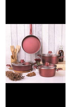 Granite 7 Piece Chef Pan Pot Set chf1 - Genel Markalar