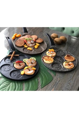 Granite Emoji Pancake Pan 28 Cm NA - COOKCASE