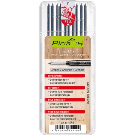 Graphite cores PICA 4050 2.8mm, 10pcs. - PICA