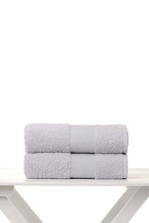 Grau 70x150 Set mit 2 Badetüchern H4C50M - AİRYCOT