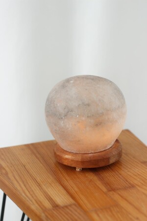 Graue Kugel-Salzlampe GKRT01 - Salt and More