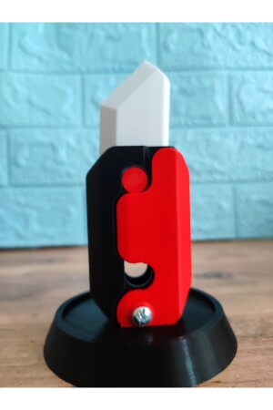 Gravity Knife Carrot knife Fidget Knife Toy/Red - Tezgah3d
