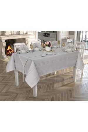 Gray 26 Piece Ester Dinner Set (Boxed) - Çeyiz Sokağı