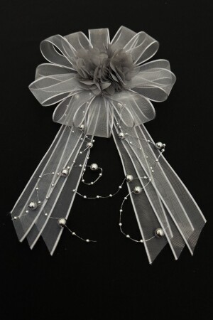 Gray Bundle Ornament - Bride Groom Dowry Wedding Engagement Convoy Bride Car Circumcision Henna Ornament 1 Piece - Zeymerade