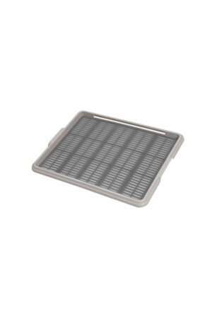 Gray Countertop Dish Rinsing Tray with Strainer GNRL00928 - Geseus