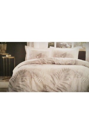 Gray Frunze Duvet Cover Set Double Ranforce 8697353541902 - Özdilek