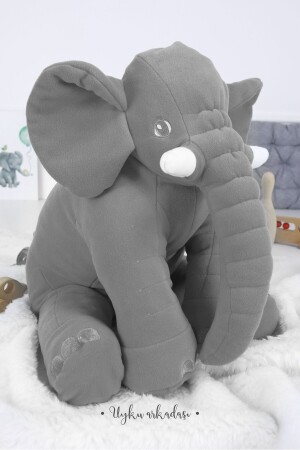 Gray Giant Size Sleeping Friend Elephant Jumbo Size BBYTMZ4020 - Bebeyatmaz