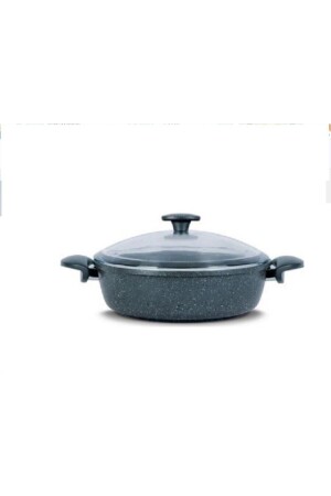 Gray Granite Karnıyarık Pot 26 cm - Thermoad