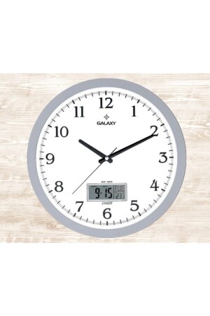 Gray Premium Digital Wall Clock 35 cm T-1964-G - Galaxy