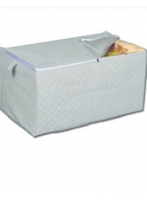 Gray Storage Bag Large Size Quilt Pillow Blanket Bed Base Storage Bag 100 X 50 X 50 Cm Zippered - Ayhome