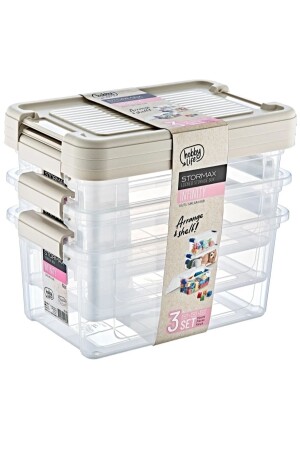 Gree Home Stormax Infity Storage Container 3 Piece 021234 - HOBBY LİFE