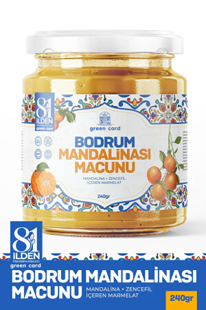 green card 81 İlden Bodrum Mandalina Macunu - Halal