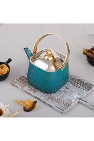 Green Kare Herbal Tea Pot 1-25 lt - Tea Herbal Teapot Small Size 1-25 lt - Evren