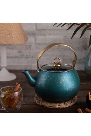 Green Küre Herbal Tea Pot 3 lt - Tea Herbal Teapot Large Size 3 lt - Evren