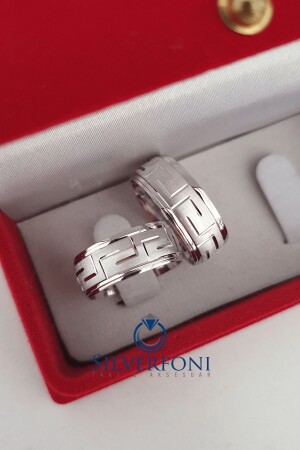 Greg-Ehering aus 925er-Sterlingsilber - Silverfoni