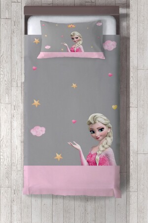 MNZ-Gray Elsa غرف الأطفال والطفلات غطاء السرير TLAY-201 - Talia Home