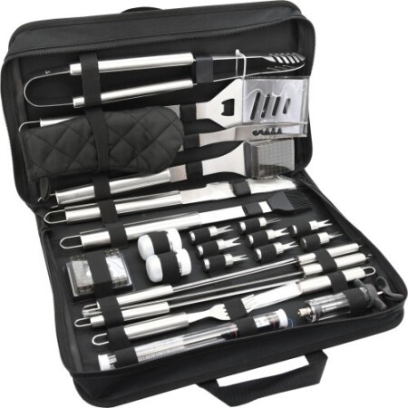 Grill tool set Cattara – 27 pcs., textile case - Cattara
