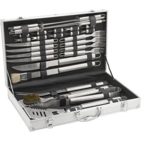 Grillbesteck-Set Cattara – 30-teilig, Aluminiumkoffer - Cattara