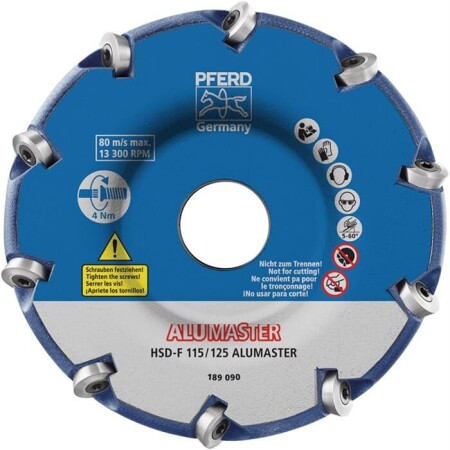 Grinding disc PFERD Alumaster HSD-F 115/125 - Pferd