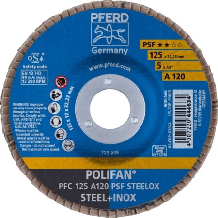 Grinding disc PFERD PFC125 A PSF 120 - Pferd