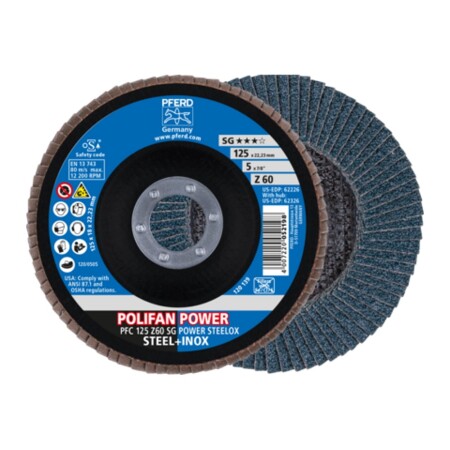 Grinding disc PFERD PFC125 SG-Power Z60 - Pferd