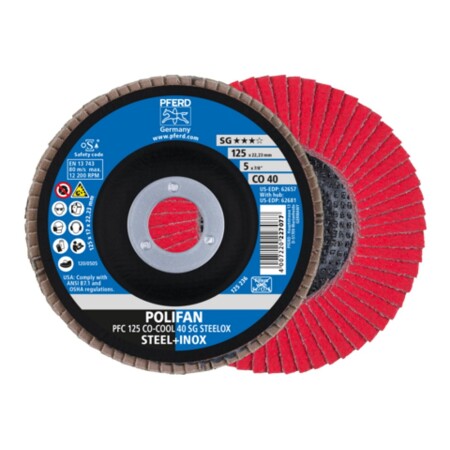Grinding disc PFERD PFC125 SGP-Cool CO40 - Pferd