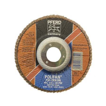 Grinding disc PFERD SA PFC125 Z40 HD - Pferd