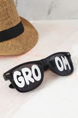 Groom Written Groom Glasses - Bride Groom Photo Accessory Glasses - Pekshop
