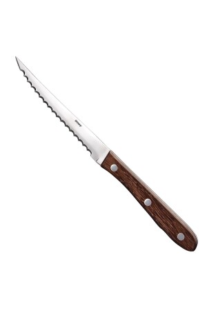 MNZ-Groovy Rose Handle سكين اللحم 2 قطع 8019 BRD-EA-01 - Biradlı