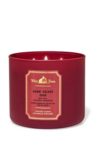 Große Kerze aus dunklem Samt Oud BBW26360548 - Bath & Body Works